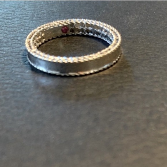 Roberto Coin 18k white  gold band - Picture 2 of 6